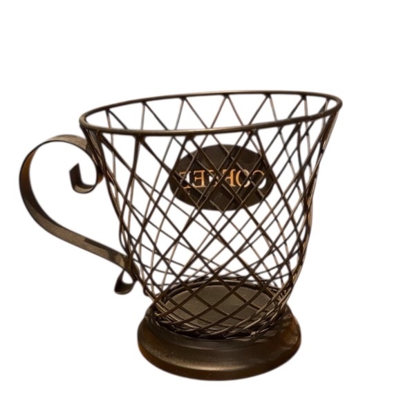 Brown Wire Coffee Mug Holder - Picture 3 of 3